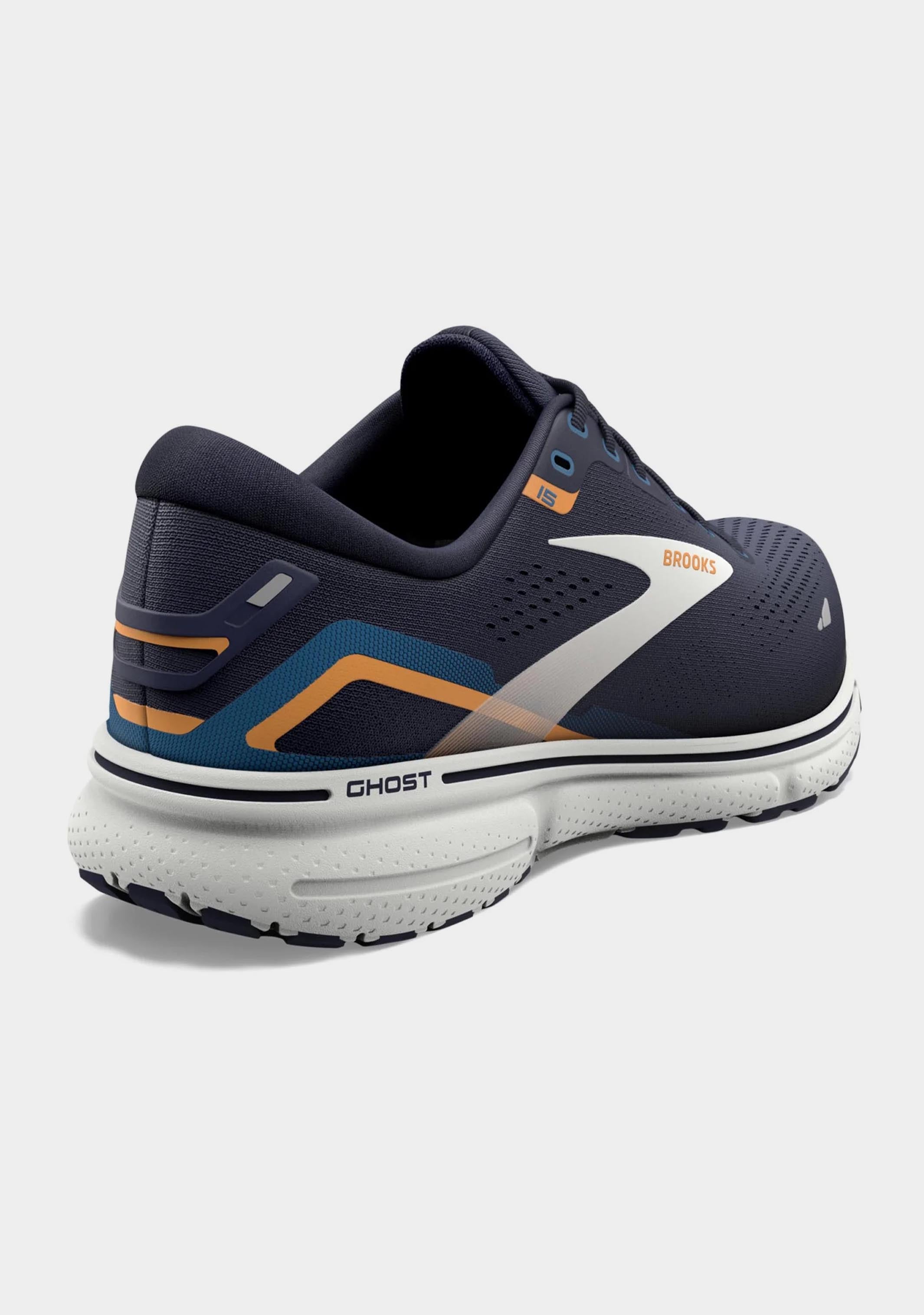 Brooks Men’s Ghost 15 Running Shoes - Wide 2E Width for Comfort & Support - Perfect for Long Distance Running, Jogging & Daily Workouts