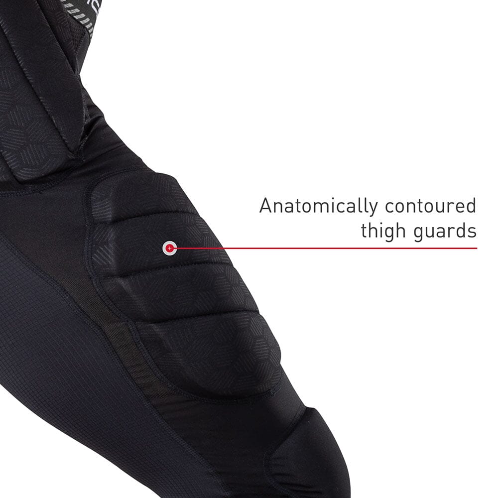 Rival™ 7-Pad 3/4 Tight with High-Density Thigh Pads - Football, Rugby & Hockey Protective Gear for Athletes