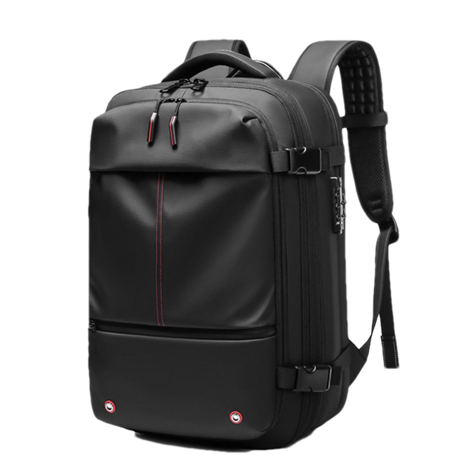 Kuxiptin 60L Vacuum Compression Travel Backpack - Expandable Airpack with Laptop Compartment, Durable Oxford Fabric - Perfect for Camping, Hiking & Business Trips