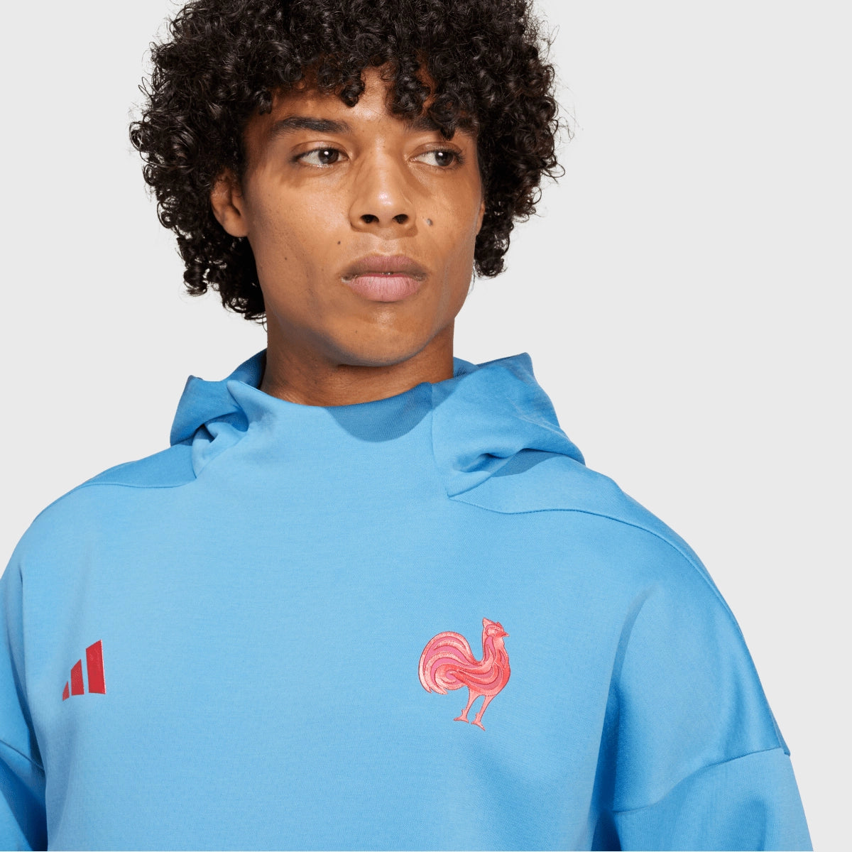 Adidas France Rugby Travel Z.N.E Hoody - Men's Lightweight Performance Hoodie for Training & Outdoor Sports | Perfect for Gym, Running & Casual Wear