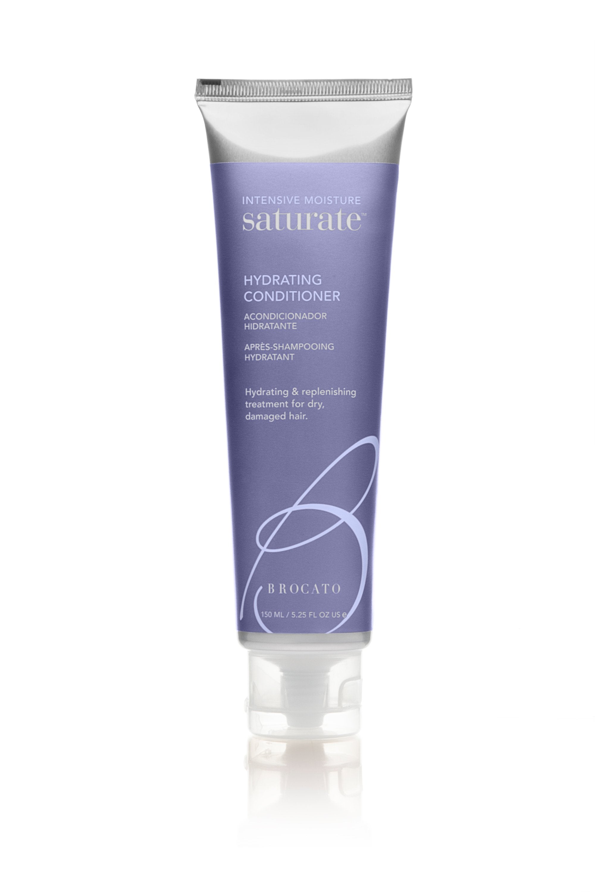 Brocato Saturate Hydrating Conditioner 5.25 oz | Deep Moisture Hair Treatment for Dry & Damaged Hair | Salon-Quality Hair Care for Smooth & Shiny Locks | Perfect for Daily Use & Post-Color Treatment