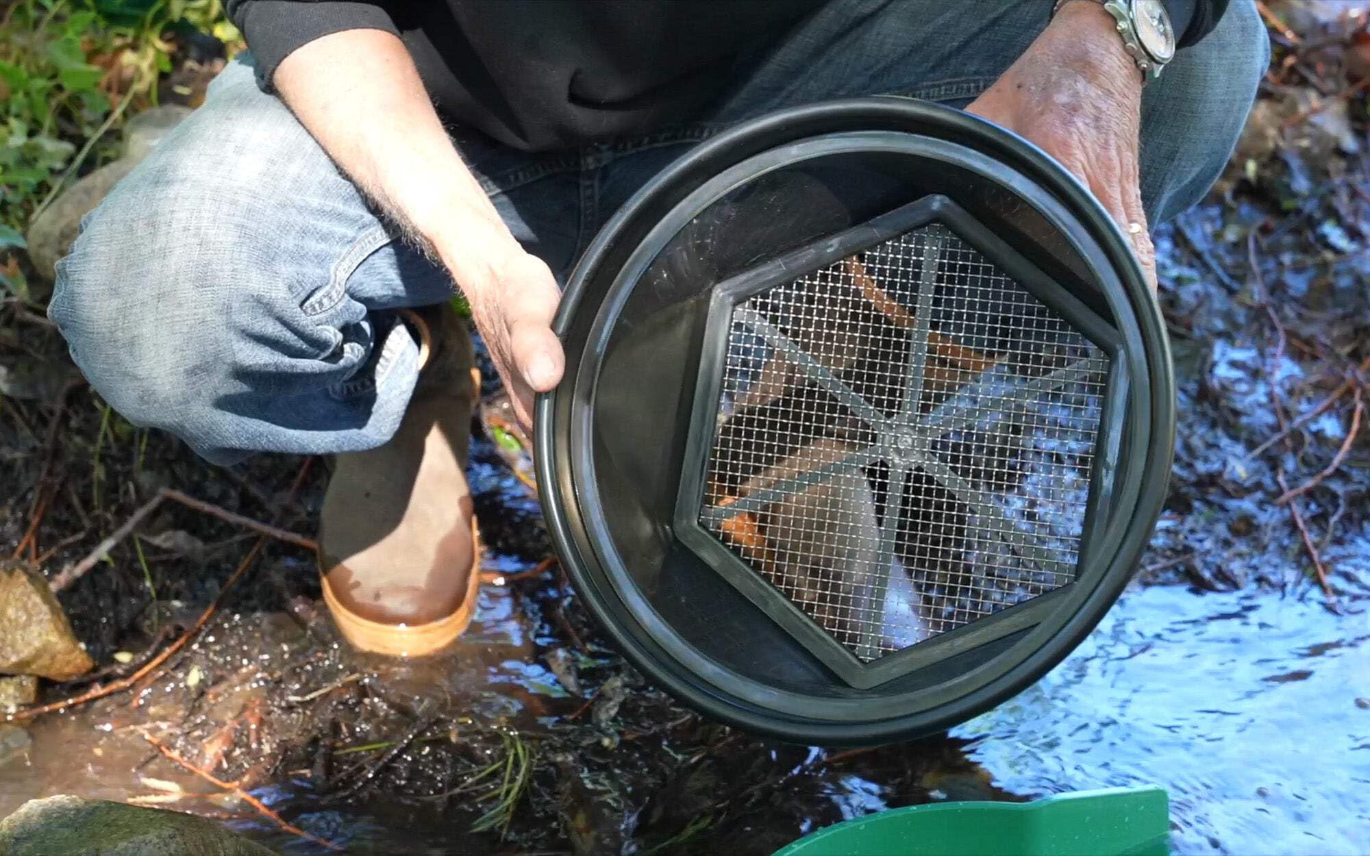 Sluice Fox 36 Inch Portable Gold Sluice Box for Prospecting - Includes Classifier Mount & Pay Dirt Bucket Sifter | Lightweight Backpack Design for River, Creek & Outdoor Gold Mining Adventures