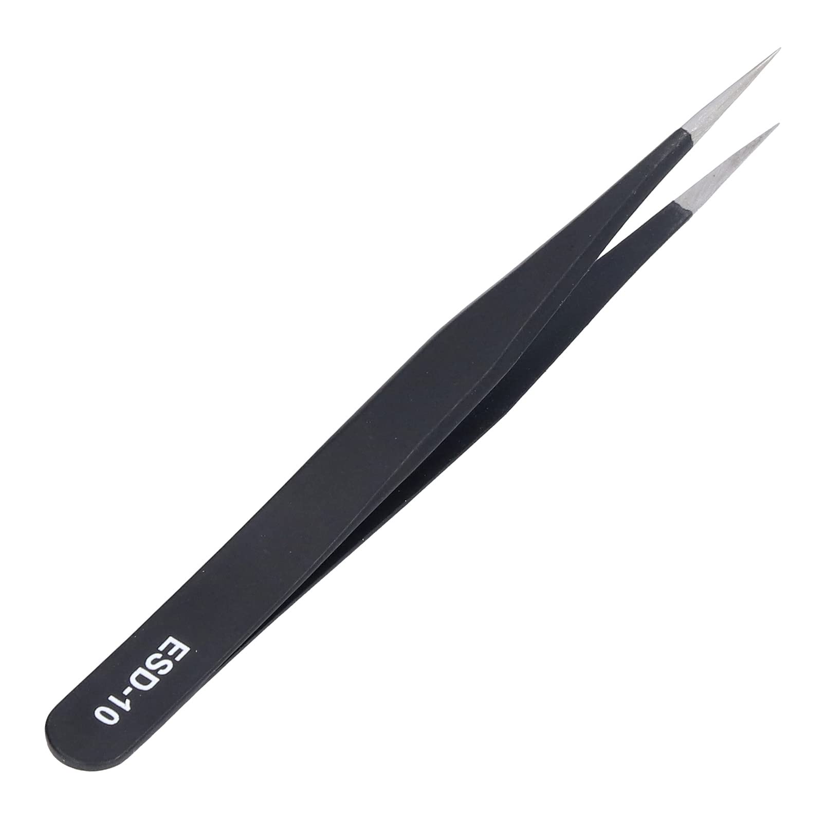 Anti-Static Stainless Steel Tweezers - Precision Eyebrow & Watch Repair Tool | Alkali & Corrosion Resistant | Perfect for Jewelry Making, Electronics, and Grooming