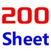 200 Sheets