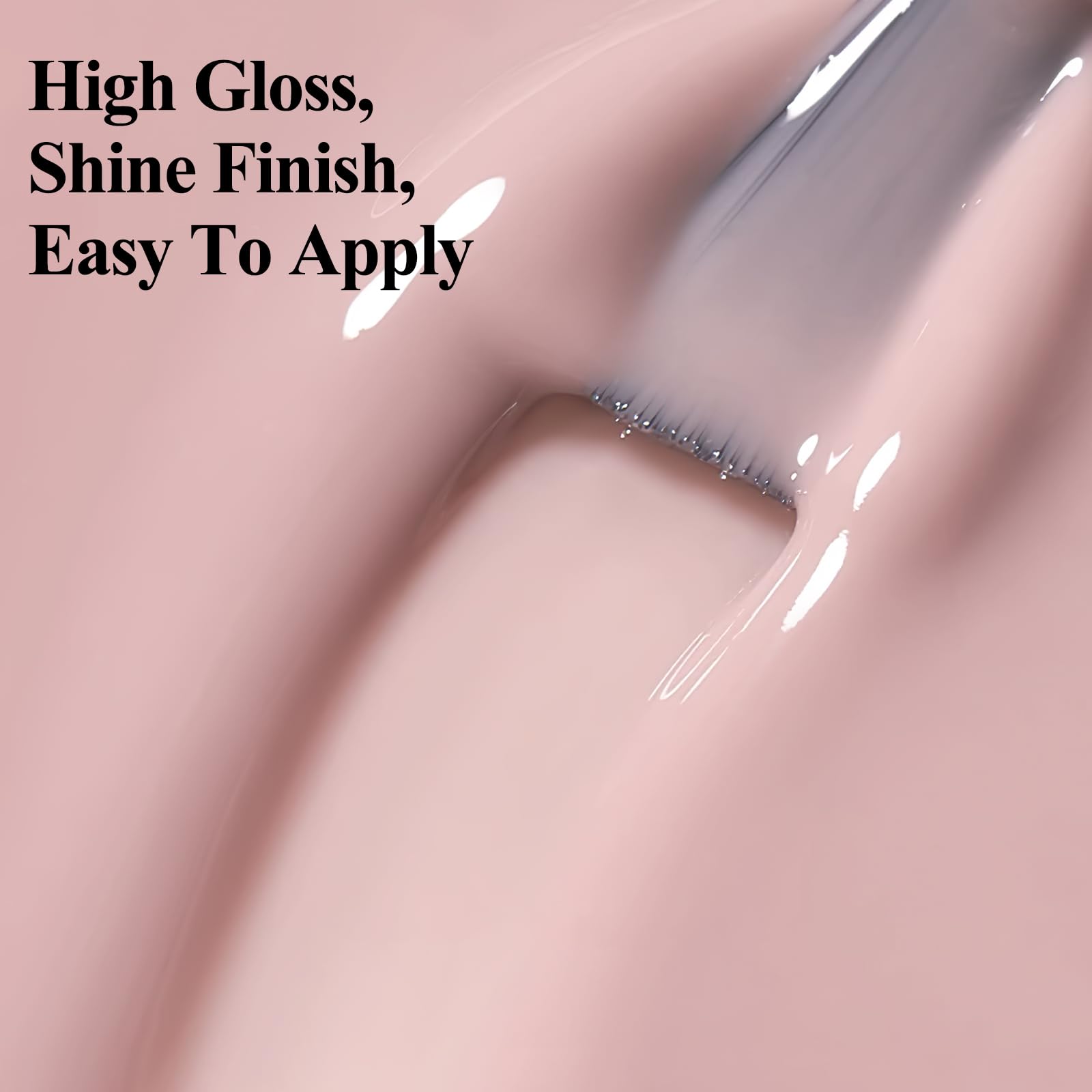 Quick Dry Nail Polish - Fast Drying Sheer Nude Holographic Nail Lacquer, High Coverage Water-Based Formula, No UV/LED Required (12ml) - Perfect for Everyday Wear, Special Occasions & Nail Art Designs