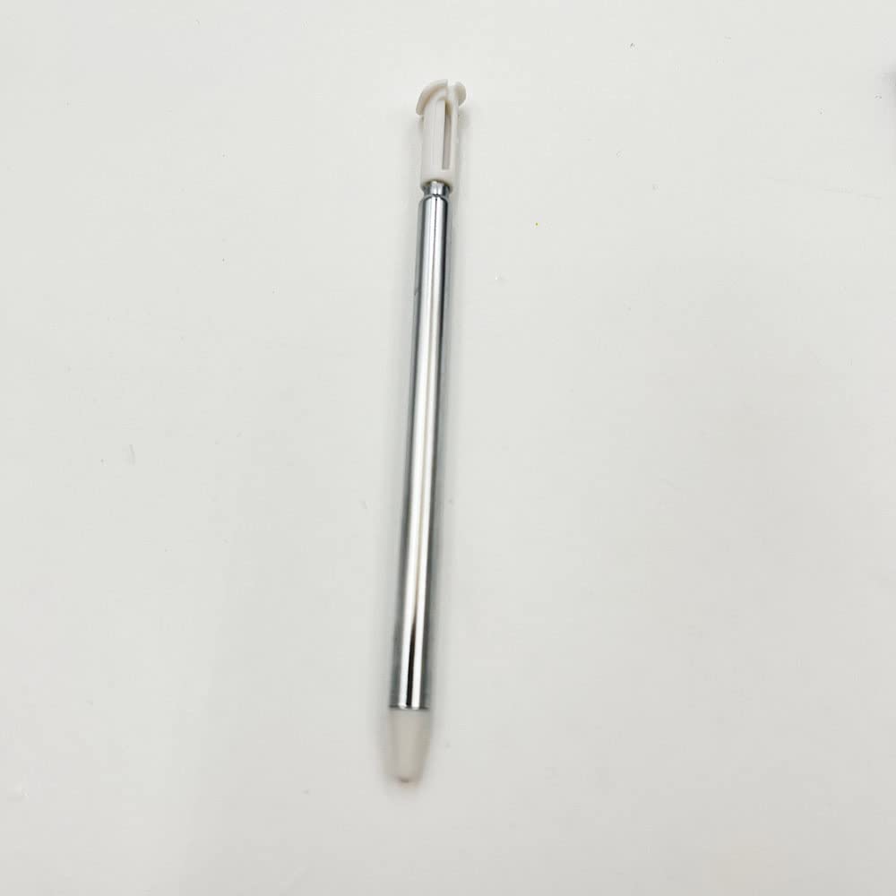 Premium Metal Adjustable Touch Stylus Pen for Nintendo 3DS XL/New 3DS/2DS - White | Precision Stylus for Gaming, Drawing & Note Taking | Perfect for Kids & Adults