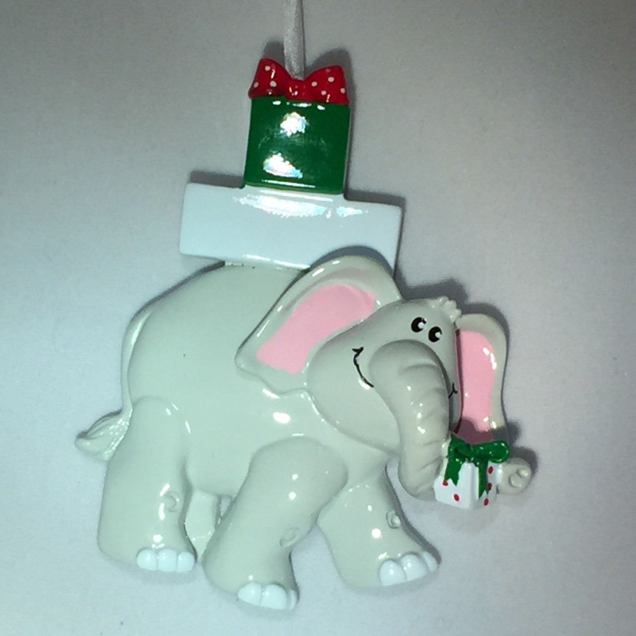 Festive Christmas Elephant Ornament with Gifts - Perfect for Holiday Tree Decorations, Gift Exchanges & Christmas Party Decor