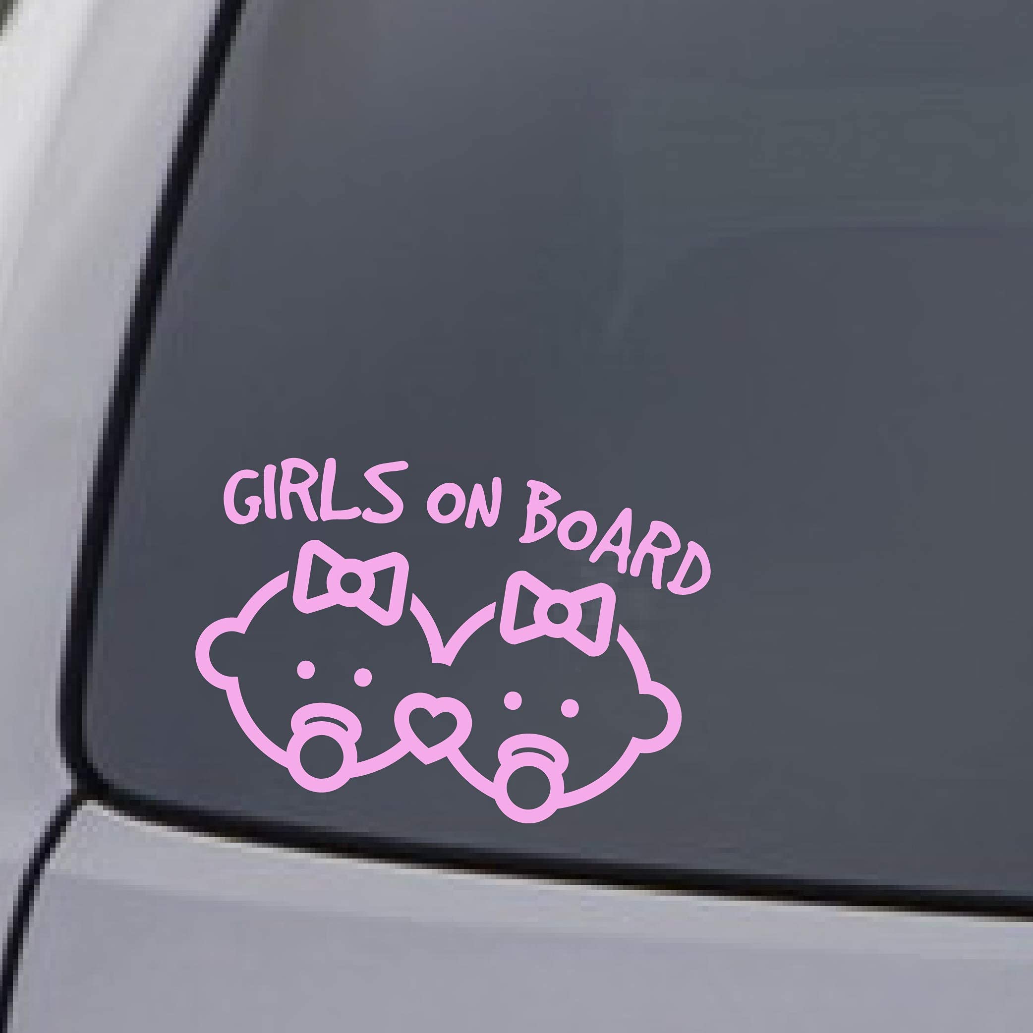 Babies on Board Car Sticker - Cute Waterproof Baby Safety Decal for Car Windows | Child Safety Sign for Parents | Perfect for Family Cars, School Pickups & Road Trips