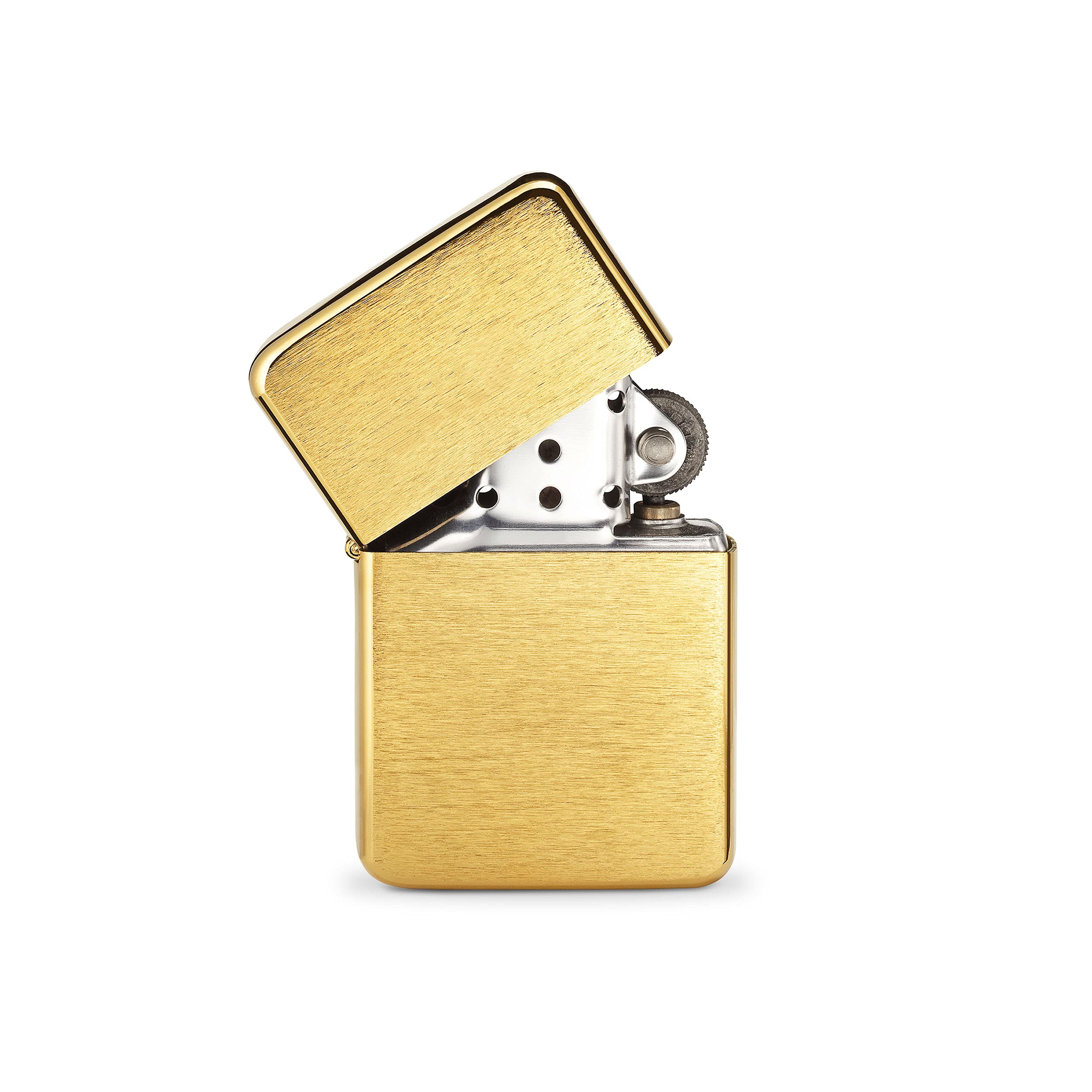 Weddingstar Metal Windproof Lighter in Brushed Gold - Elegant Wedding & Outdoor Event Accessory for Candles, Bonfires & Special Occasions