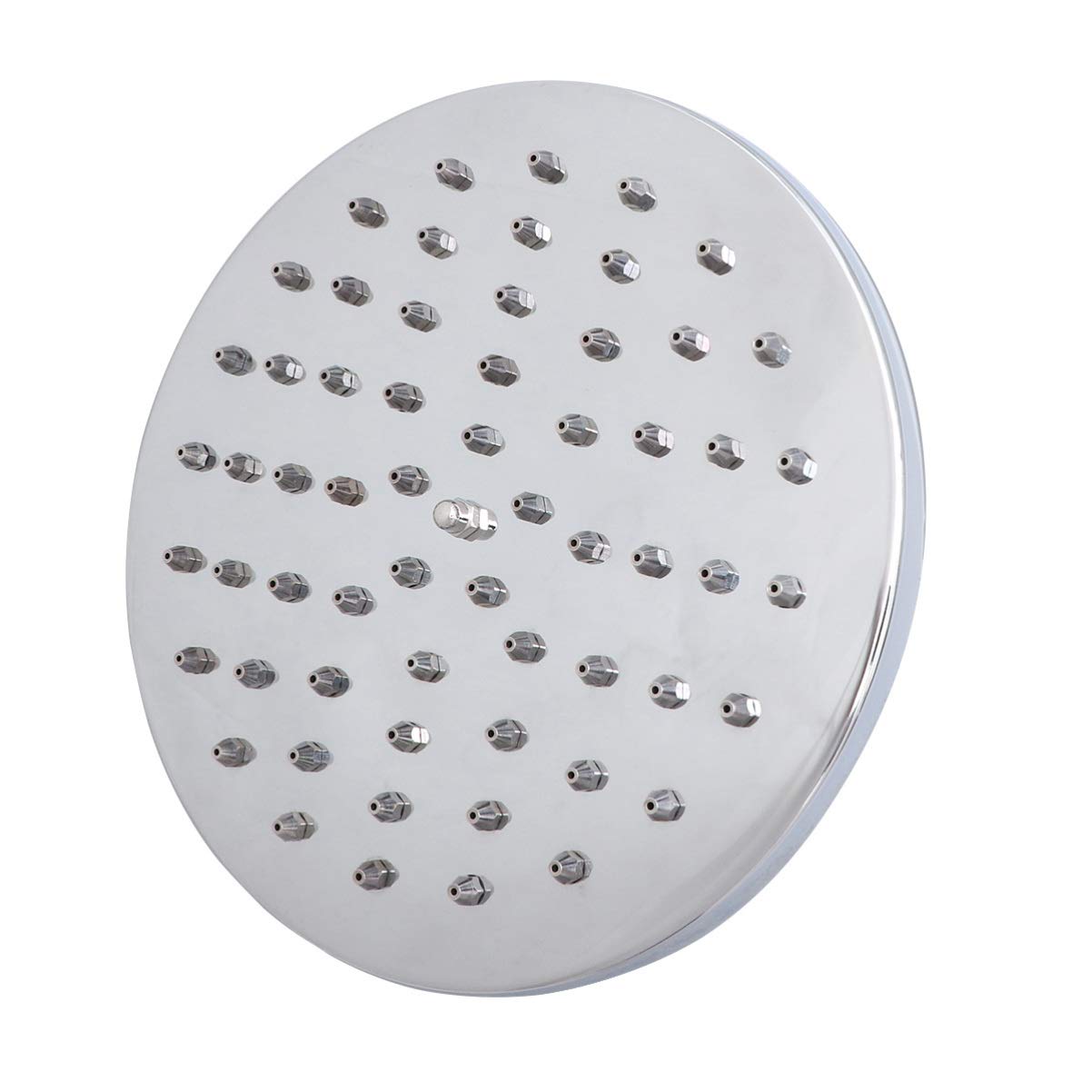 High Pressure 8-Jet Rainfall Shower Head - Stainless Steel Bathroom Spray with Boost Technology for Powerful Water Flow | Perfect for Spa-Like Relaxation & Water Conservation