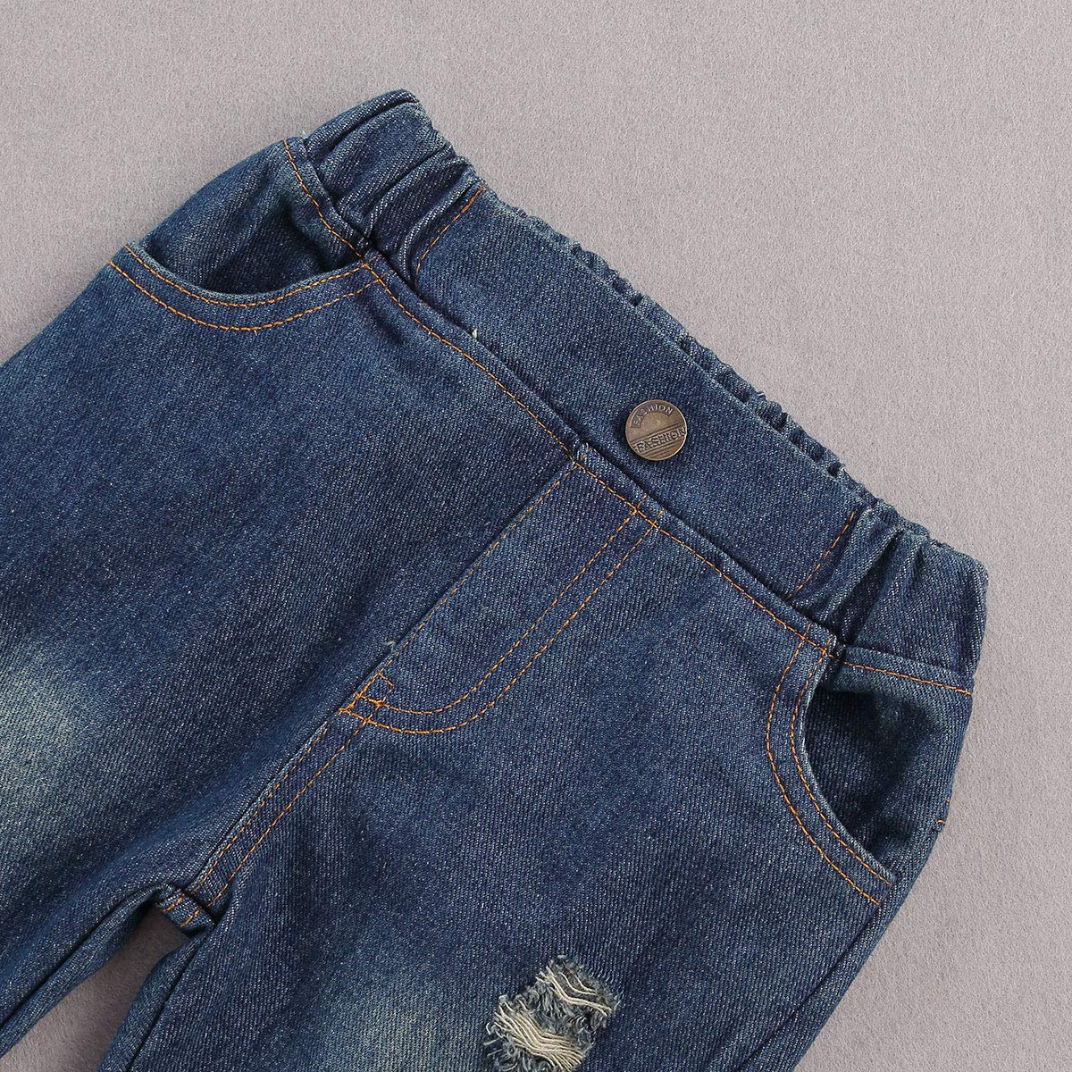 Stylish Toddler Baby Boy Outfits - Hoodie Sweatshirt & Jeans Clothes Set for Fall Winter (6-24 Months) | Warm & Cozy Playdate & Family Outing Essentials