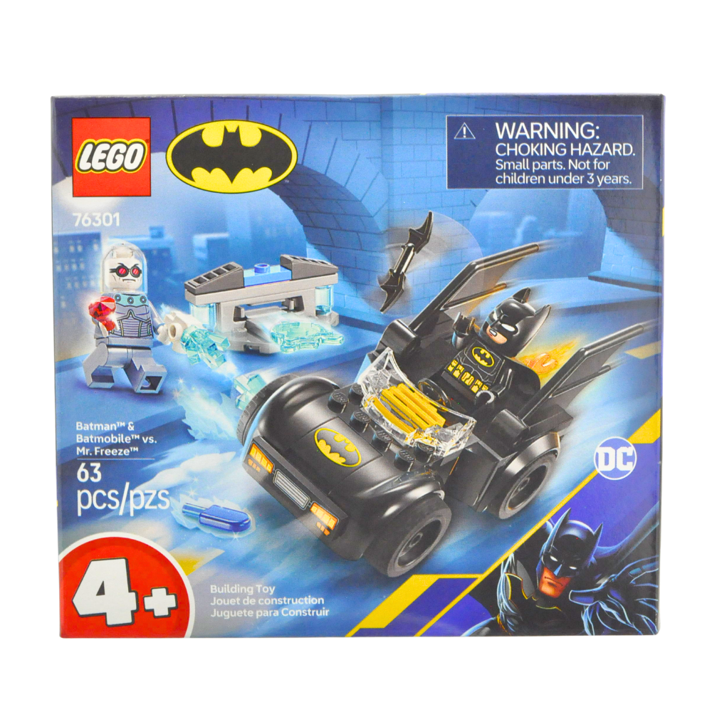 LEGO Batman & Batmobile vs. Mr. Freeze Building Toy Set 76301 - Superhero Action Playset for Kids, Collectible Minifigures - Perfect for Creative Play & DC Comics Fans