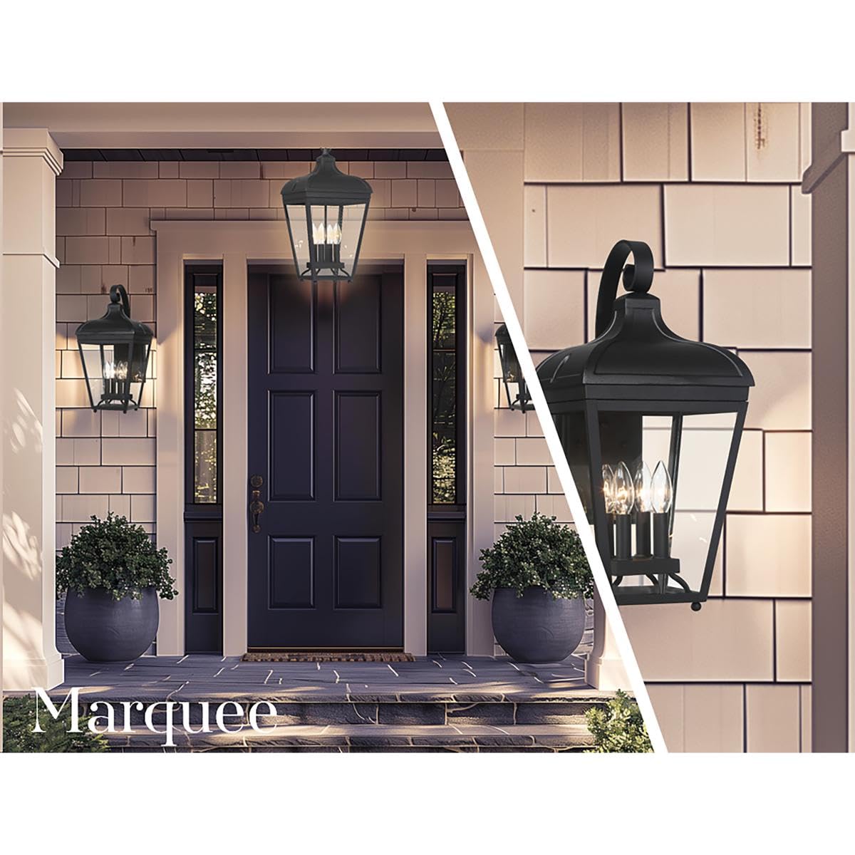 Minka Lavery 72481-143C Marquee Outdoor Wall Lantern - 1-Light Oil Rubbed Bronze Exterior Light Fixture (100W) - Perfect for Porch, Patio, Garden & Entryway Lighting