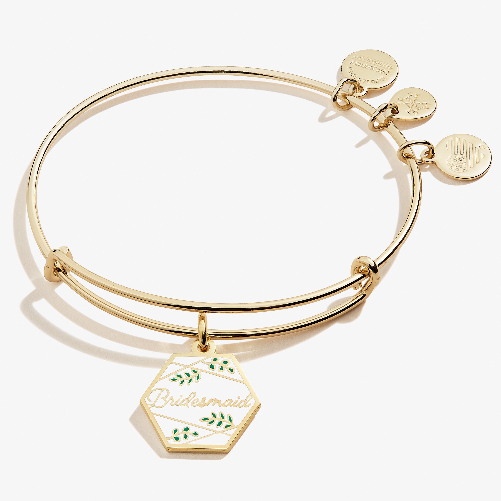 Elegant Bridesmaid Charm Bangle Bracelet - Perfect for Weddings, Bridal Showers & Special Occasions