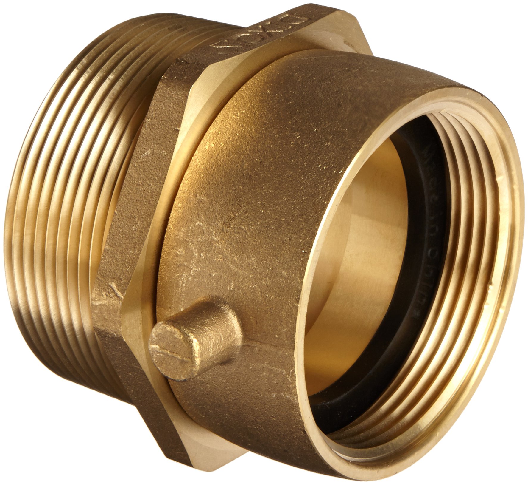Dixon Valve SM25F30T Cast Brass Fire Hose Adapter - 2-1/2
