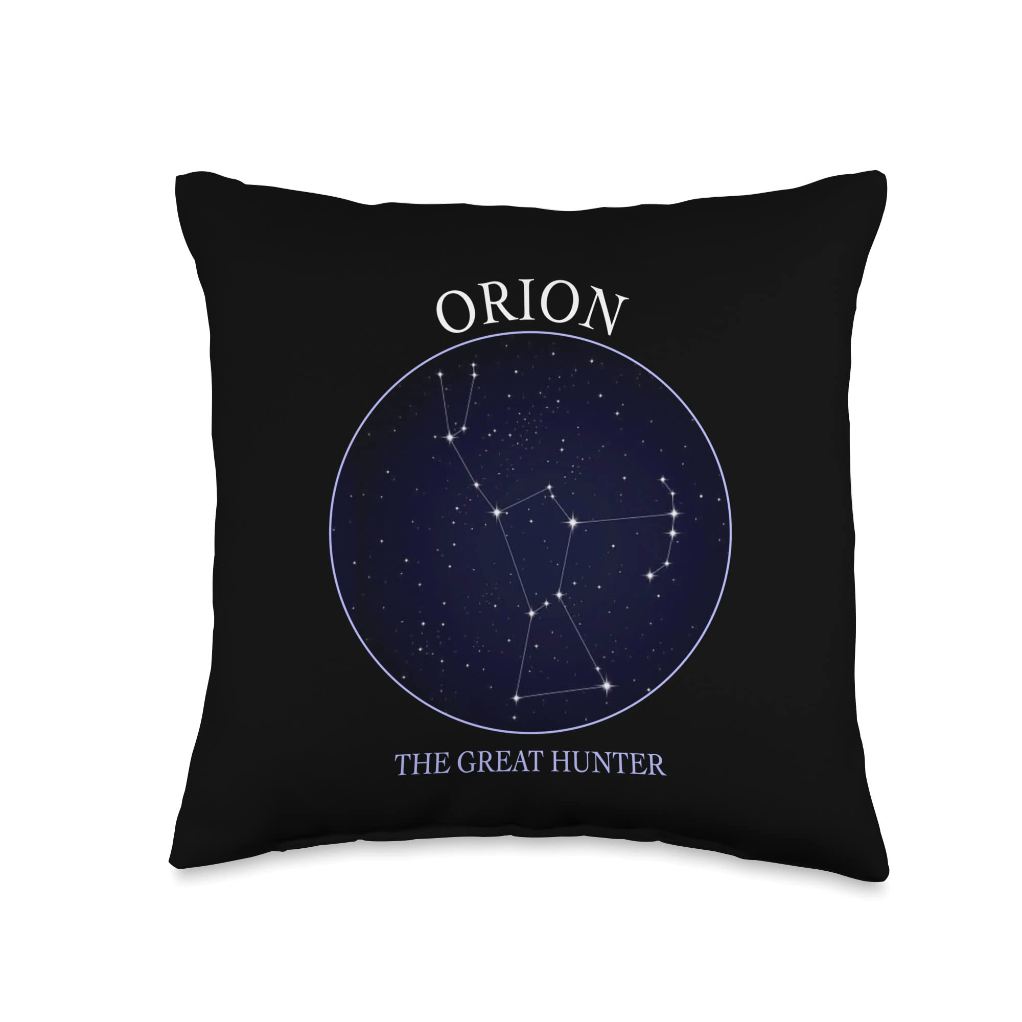 Orion Constellation Throw Pillow 16x16 - Astronomy Decor for Star Gazing Enthusiasts, Space Themed Home Decor, Perfect for Living Room, Bedroom or Astronomy Classroom