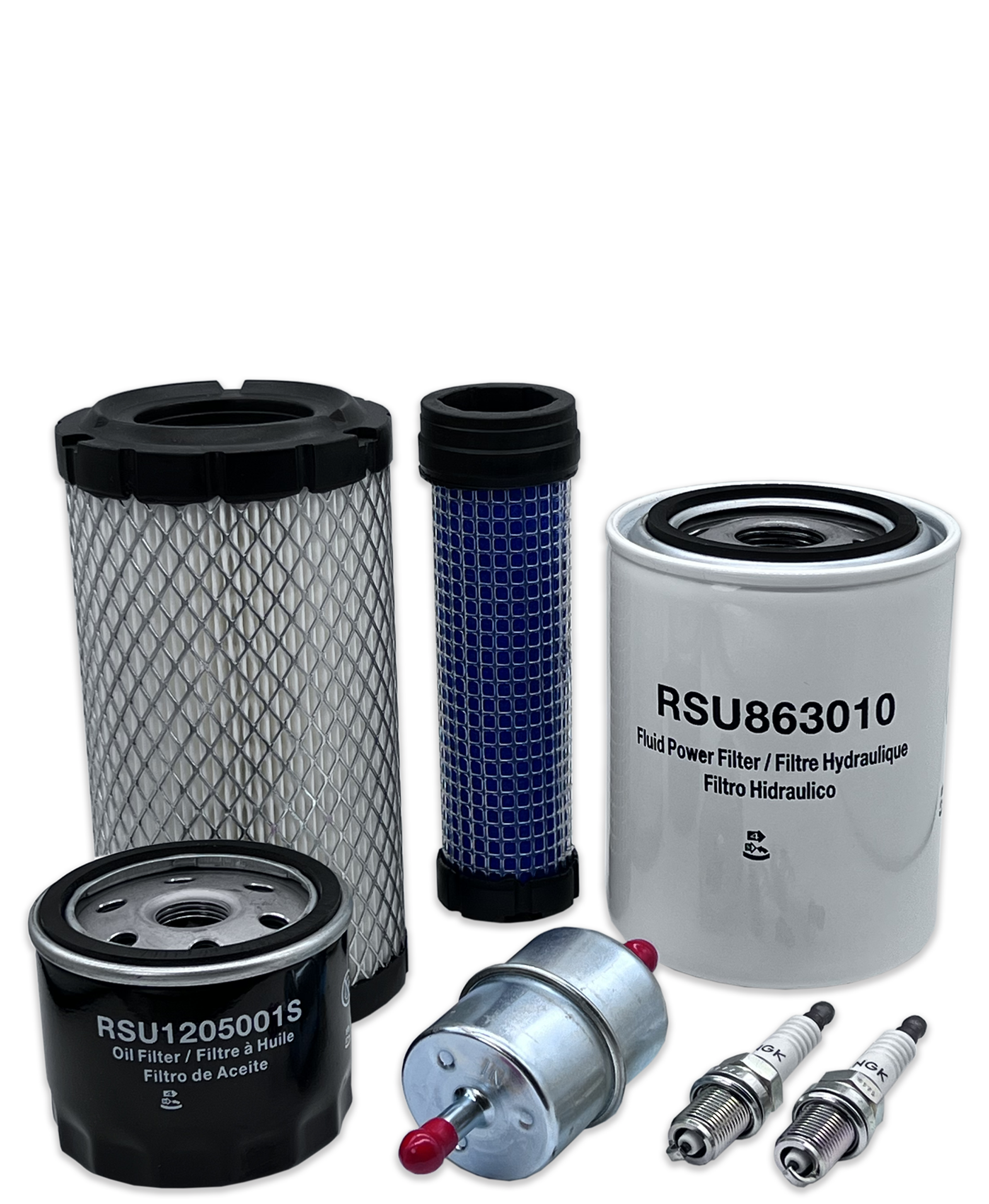 HERO® Maintenance Filter Kit for Toro 22321 TX 427 Compact Utility Loader - Air Oil Fuel Filters Replacement - Perfect for Construction, Landscaping & Farm Equipment Maintenance