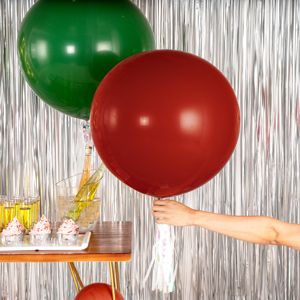 Balloonify Pomegranate Red Latex Balloons - Pack of 10 (36 Inch) for Birthday Parties, Baby Showers & Wedding Decorations
