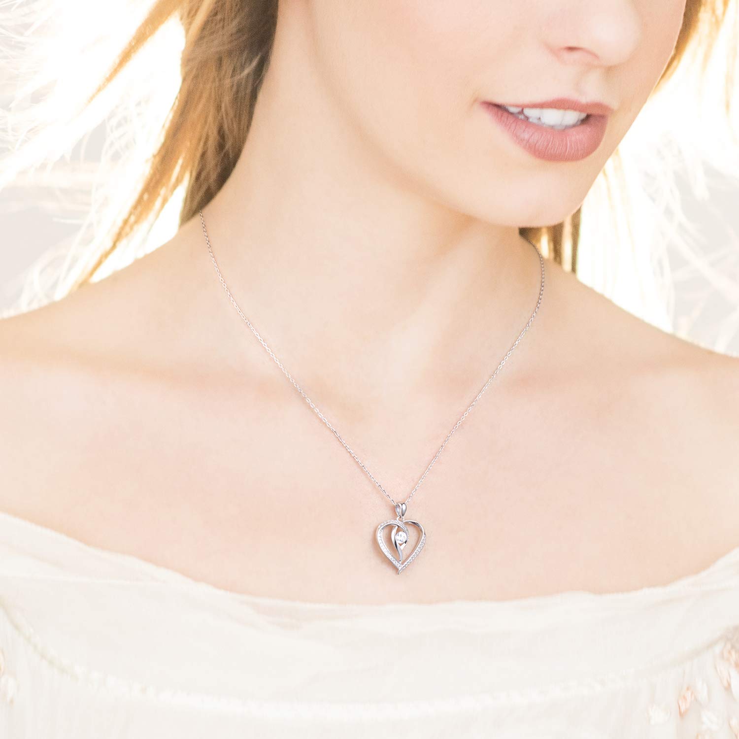 925 Sterling Silver Necklace for Women - Elegant Gift for Mom, Girlfriend, Wife, Daughter, Sister | Perfect for Christmas, Birthday, Mother’s Day & Valentine’s Day | Ideal for Everyday Wear, Date Nights & Special Occasions