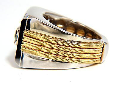 18Kt Gold Men's 0.60ct Diamond Ring with Coil Wrap Design - 3D Tourbillon Luxury Jewelry for Gifts, Weddings & Special Occasions