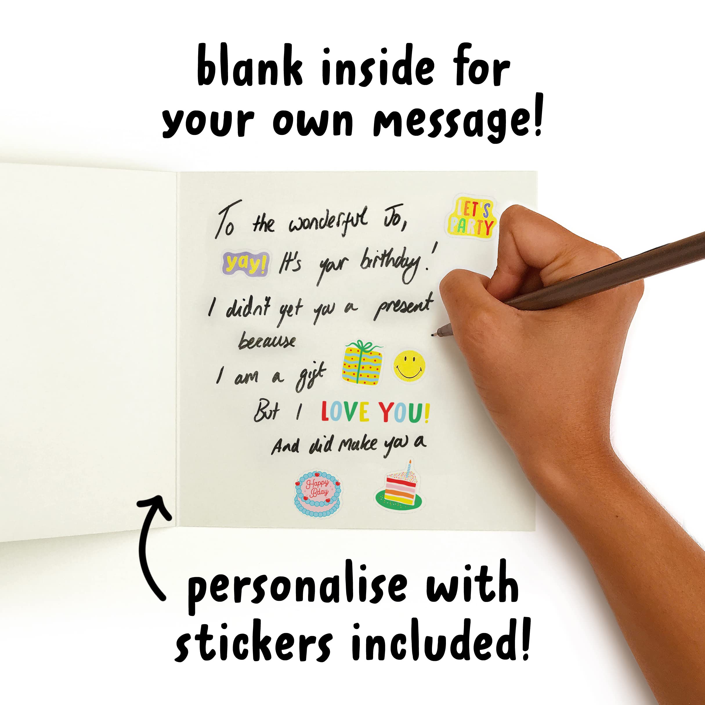 Funny Birthday Cards for Women - 'Always Classy, Sassy, and a Little Bit Bad Assy' - Best Friend, BFF, Sister, Mom, Grandma, Wife, Partner & Daughter Gift - Mother's Day Card with Free Stickers - Perfect for Birthdays, Anniversaries & Special Occasions