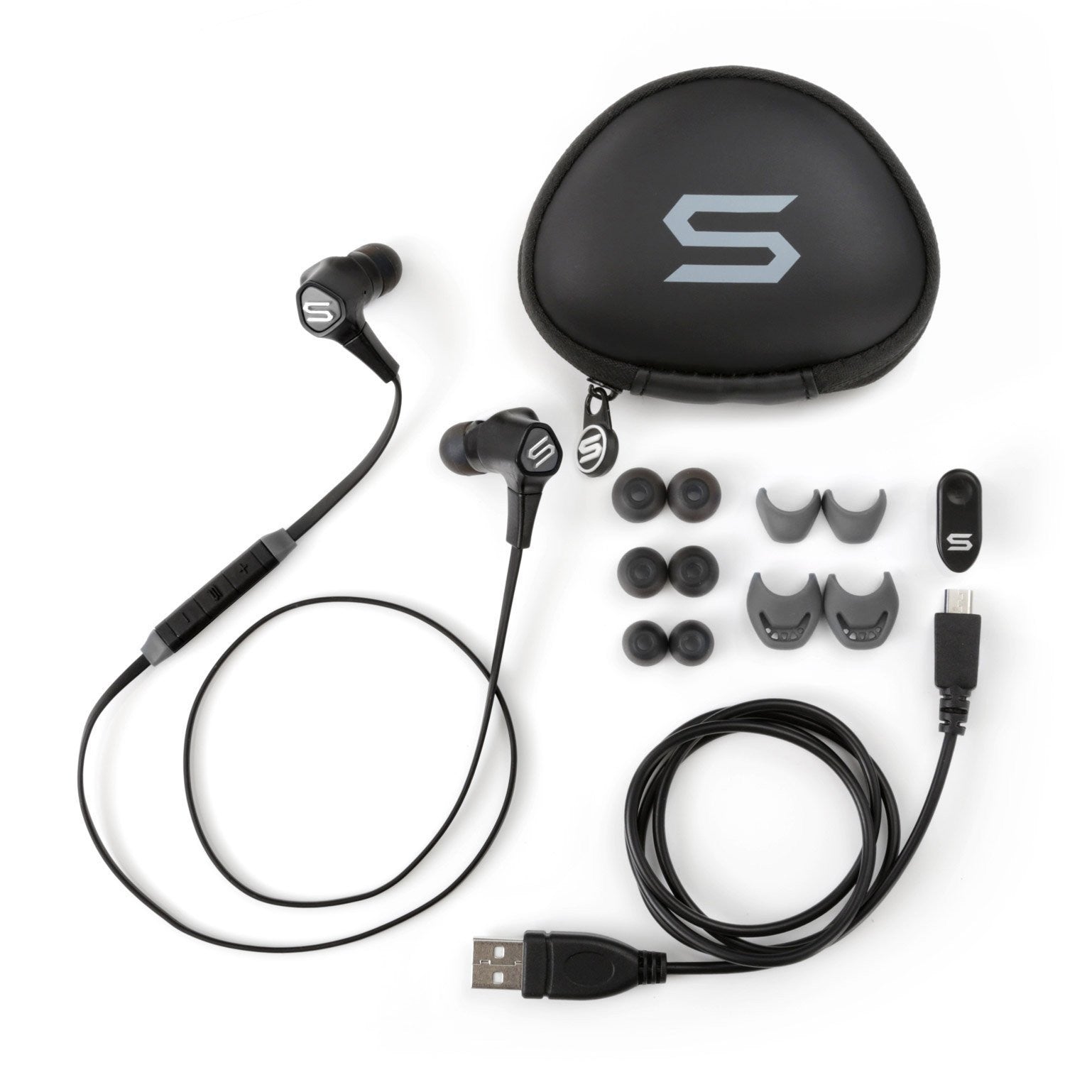 Soul Run Free Pro Wireless Sports Earbuds - Bluetooth 5.0 IPX7 Waterproof, 30H Playtime for Running, Gym, Workout & Outdoor Activities