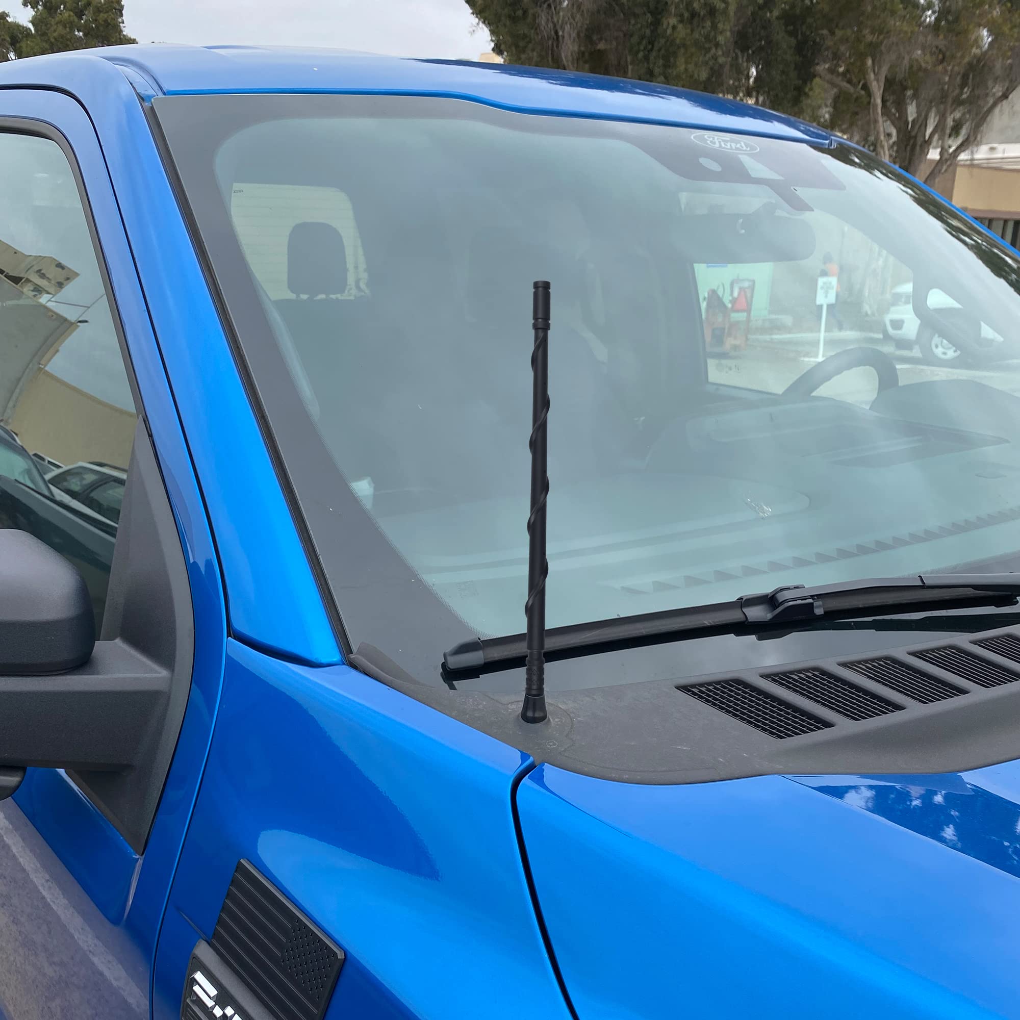 VOFONO 13 Inch Spiral Flex Rubber Truck Antenna Replacement for Ram 1500 - Heavy Duty Radio Antenna Accessories with Improved Reception | Perfect for Off-Roading, Camping & Long Road Trips