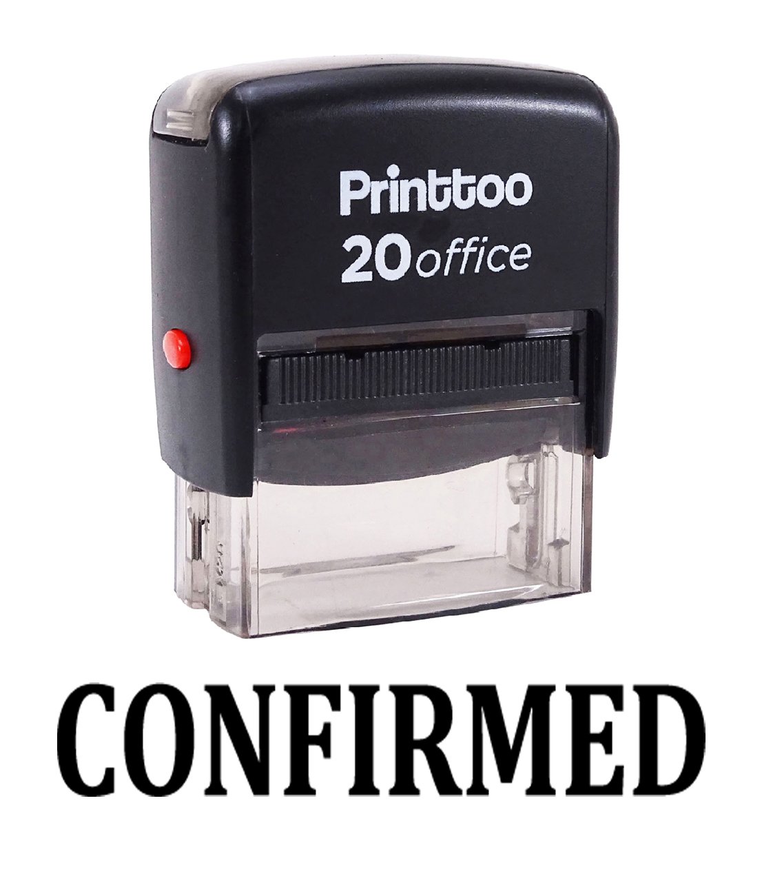 Printtoo Self Inking Rubber Stamp - Custom Office Stamp with Black Ink | Perfect for Document Signing, Paperwork & Business Correspondence