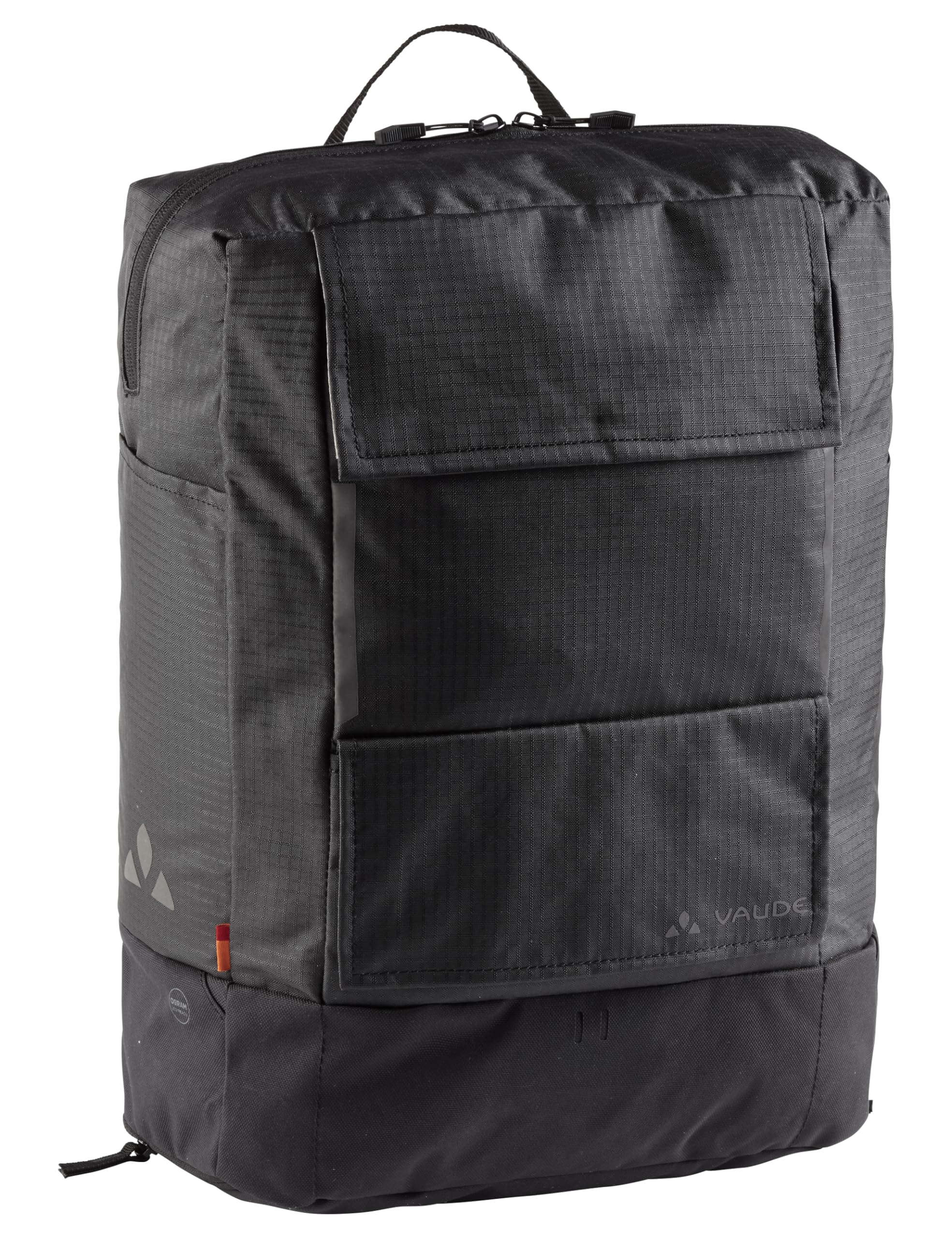 VAUDE Cyclist Waxed Backpack - Waterproof Cycling Commuter Backpack for Men & Women, Black, One Size - Perfect for Bike Rides, Hiking & Outdoor Adventures