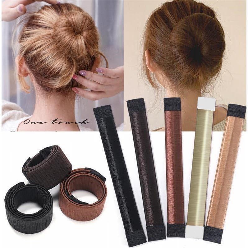 3PCS Hair Bun Maker Set - DIY French Twist Hair Donut for Easy Ballet Buns | Perfect for Women & Kids Hairstyles | Great for Dance, School & Everyday Styling