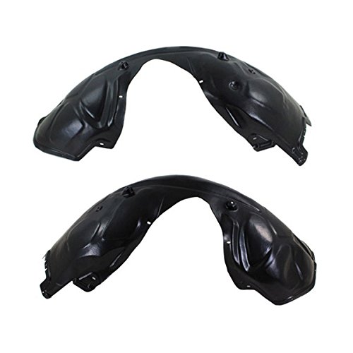 Compatible with 2011-2014 Chevy Charger Front Splash Shield & Inner Fender Liner Panel Set - Left & Right Pair | Durable Protection Against Road Debris & Water Splash for Daily Driving & Off-Road Use