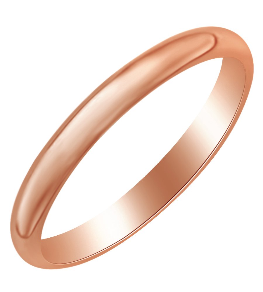 10k Solid Gold 3mm Comfort Fit Band Ring for Women & Men - Perfect for Weddings, Anniversaries & Everyday Wear | AFFY Jewelry