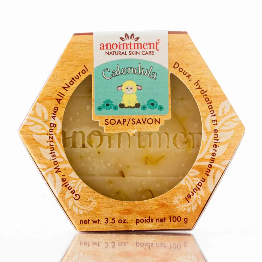 Anointment Baby Calendula Soap 100g - Organic & Gentle for Newborns - Perfect for Sensitive Skin & Daily Bath Time