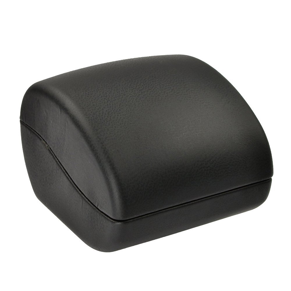 Premium LED PU Leather Engagement Ring Box - Jewelry Gift Case for Rings & Earrings (Black) - Perfect for Proposals, Anniversaries & Wedding Gifts