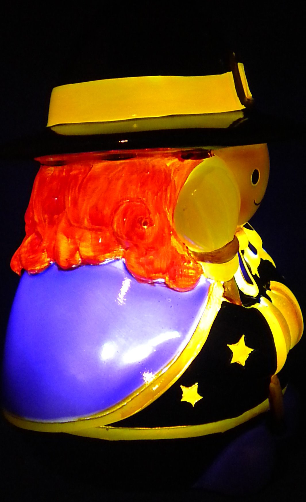 Halloween LED Night Light - Witch Decor for Spooky Home & Party | Battery Operated Glow Light for Kids Room, Porch, and Outdoor Decorations