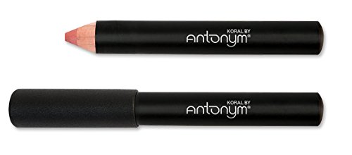 Antonym Cosmetics Ecocert Certified Natural Waterproof Lipstick Pencil - Koral | Long-Lasting Vegan Lip Color for Everyday Wear & Special Occasions