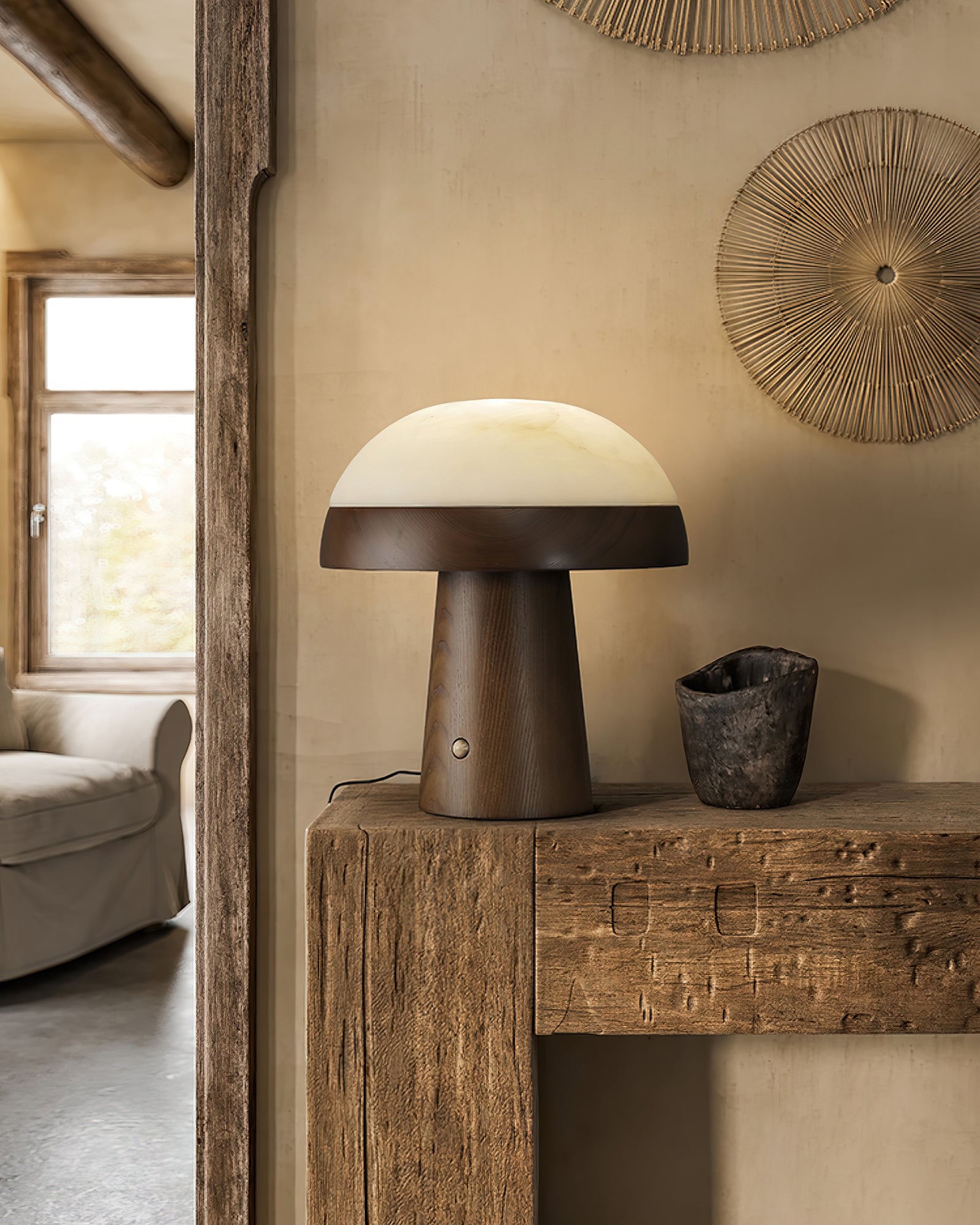 Mushroom Cloud Table Lamp - Modern LED Night Light for Bedroom, Living Room, and Office - Soft Ambient Lighting for Relaxation & Decor