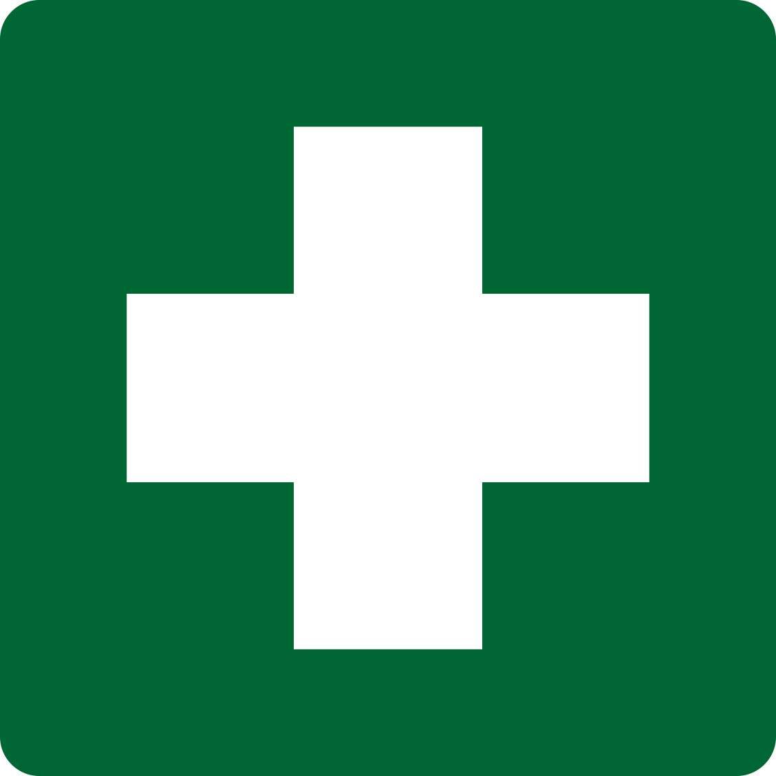 StickerTalk First Aid Magnet - 5x5 Inches - Emergency Medical Info for Fridge, Office & Home Safety