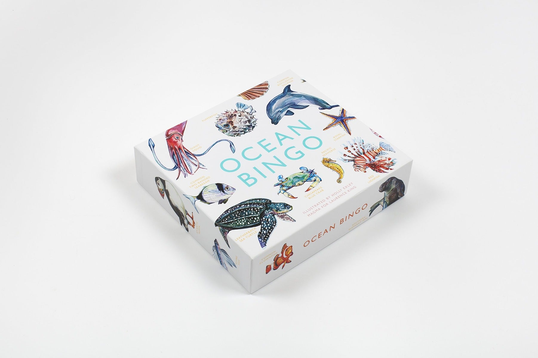 Bingo Board Game Ocean Theme - Fun Family Game Night Activity for Kids & Adults | Perfect for Beach Parties, Classroom Learning & Travel Entertainment