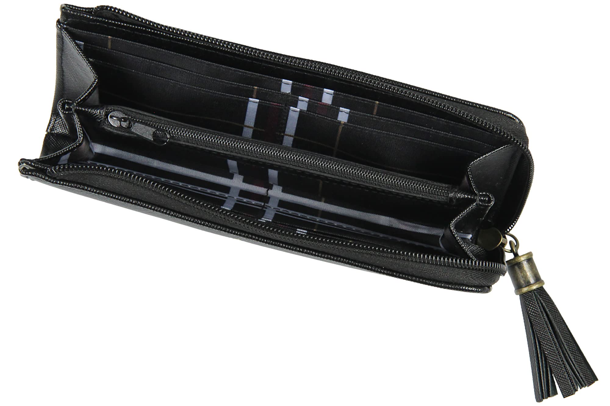 Harry Potter Wallet for Women - Hogwarts Houses Zipper Clutch with Faux Leather - Perfect for Cosplay, Gift Giving & Everyday Use