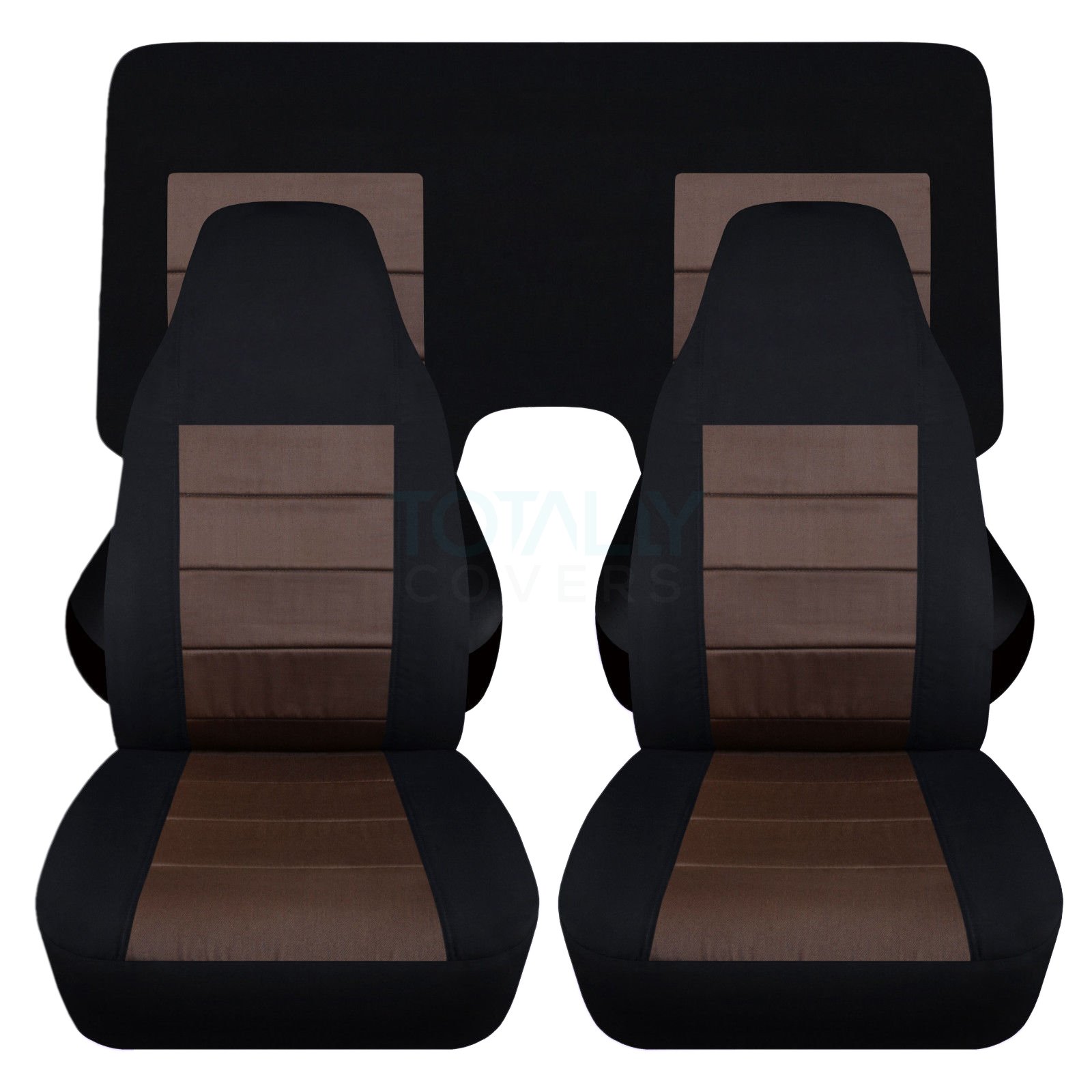 1993-2002 Chevy Camaro Seat Covers Full Set - Black & Brown Leather Replacement Covers (23 Color Options) for Coupe & Convertible Models | Perfect for Car Restoration, Customization & Daily Driving Protection