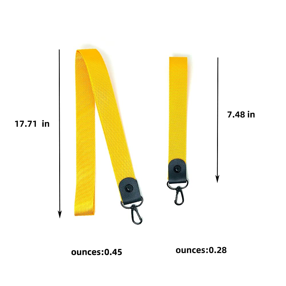 Yellow Cool Lanyards - Key Chain Holder for ID Badges & Keys