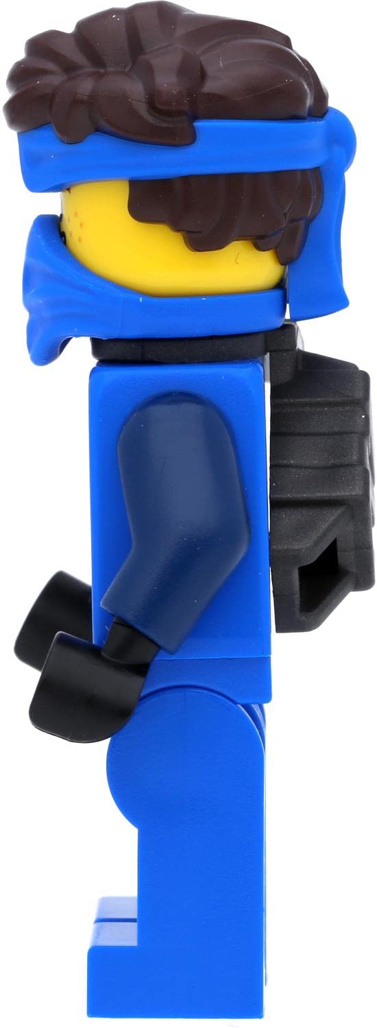 LEGO Ninjago Jay Figure with Weapons - Secrets of the Depths & The Island Action Figure - Perfect for Kids' Playtime, Collectors & Ninjago Themed Birthday Gifts