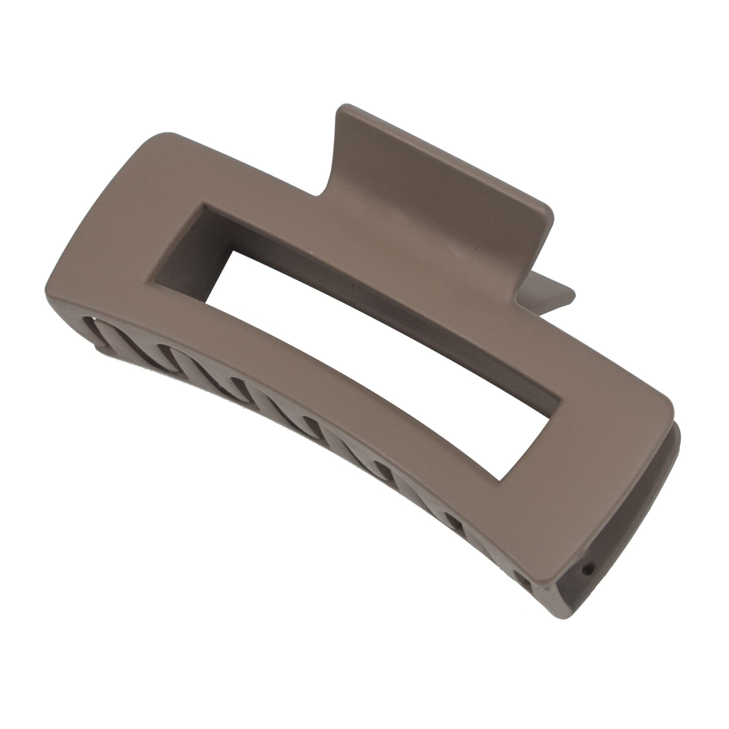 MAORULU Large Hair Claw Clips for Thick Hair - Strong Hold Banana Clips for Women & Girls (Brown, 1-Pack) - Perfect for Updos, Ponytails & Everyday Hairstyles