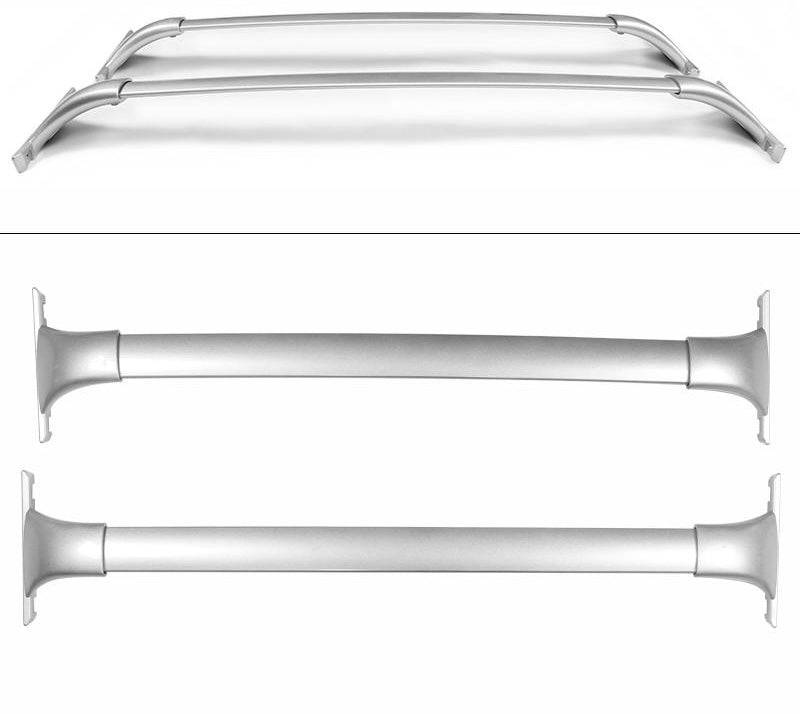 2014-2020 Nissan Rogue OEM Style Silver Aluminum Roof Rack Cross Bars - Perfect for Outdoor Adventures, Camping & Cargo Transport