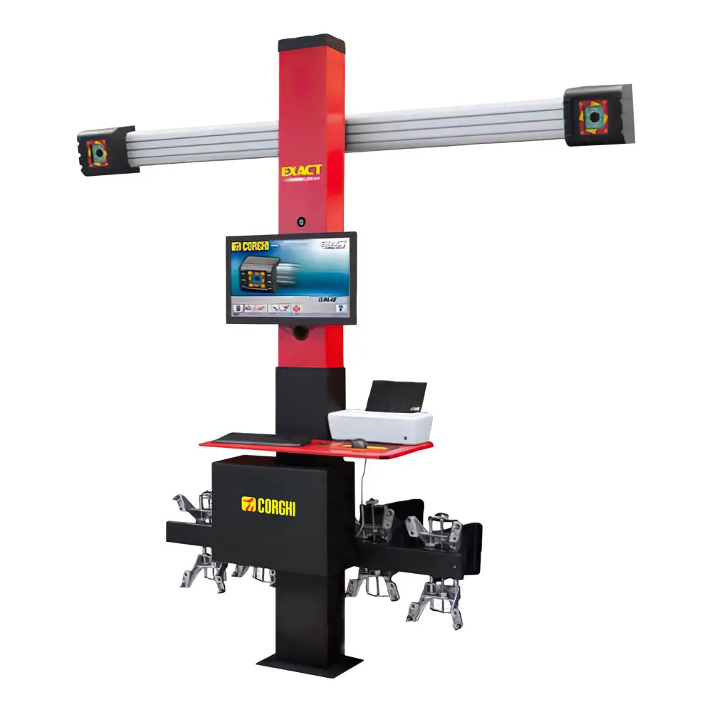 Corghi Exact Linear Camera Wheel Alignment System 0 34102601/00 | Professional Auto Repair Shop Equipment for Precise Wheel Alignment