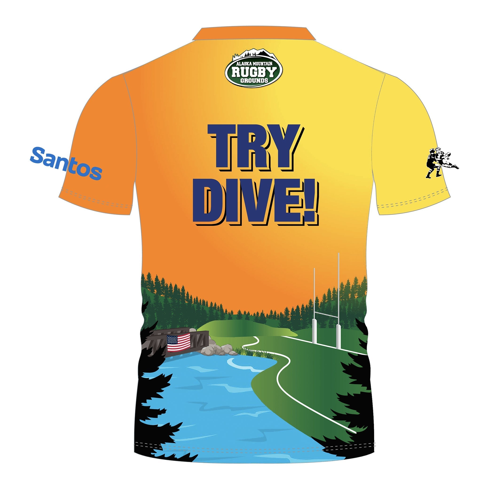 Alaska Midnight Sun 7s Training Tee - Breathable Performance Shirt for Rugby & Sports - Perfect for Workouts, Training Sessions & Outdoor Activities