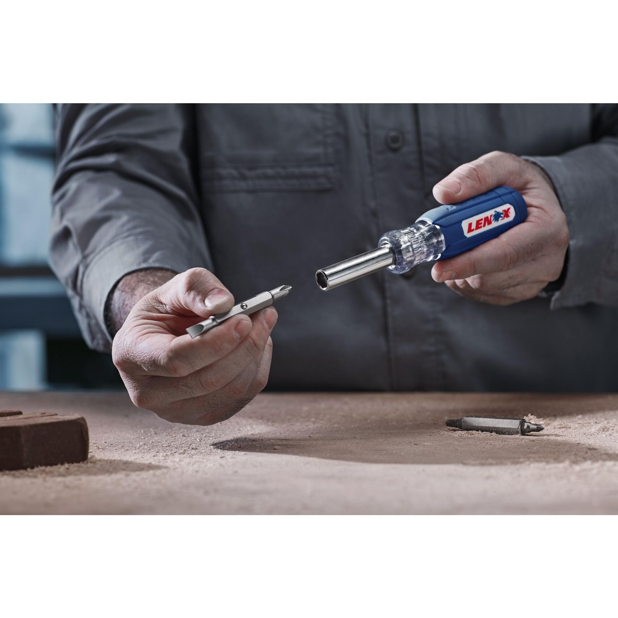 LENOX 9-in-1 Multi-Bit Screwdriver Set with Magnetic Tip (LXHT68000) - Perfect for Home Repairs, DIY Projects & Professional Use
