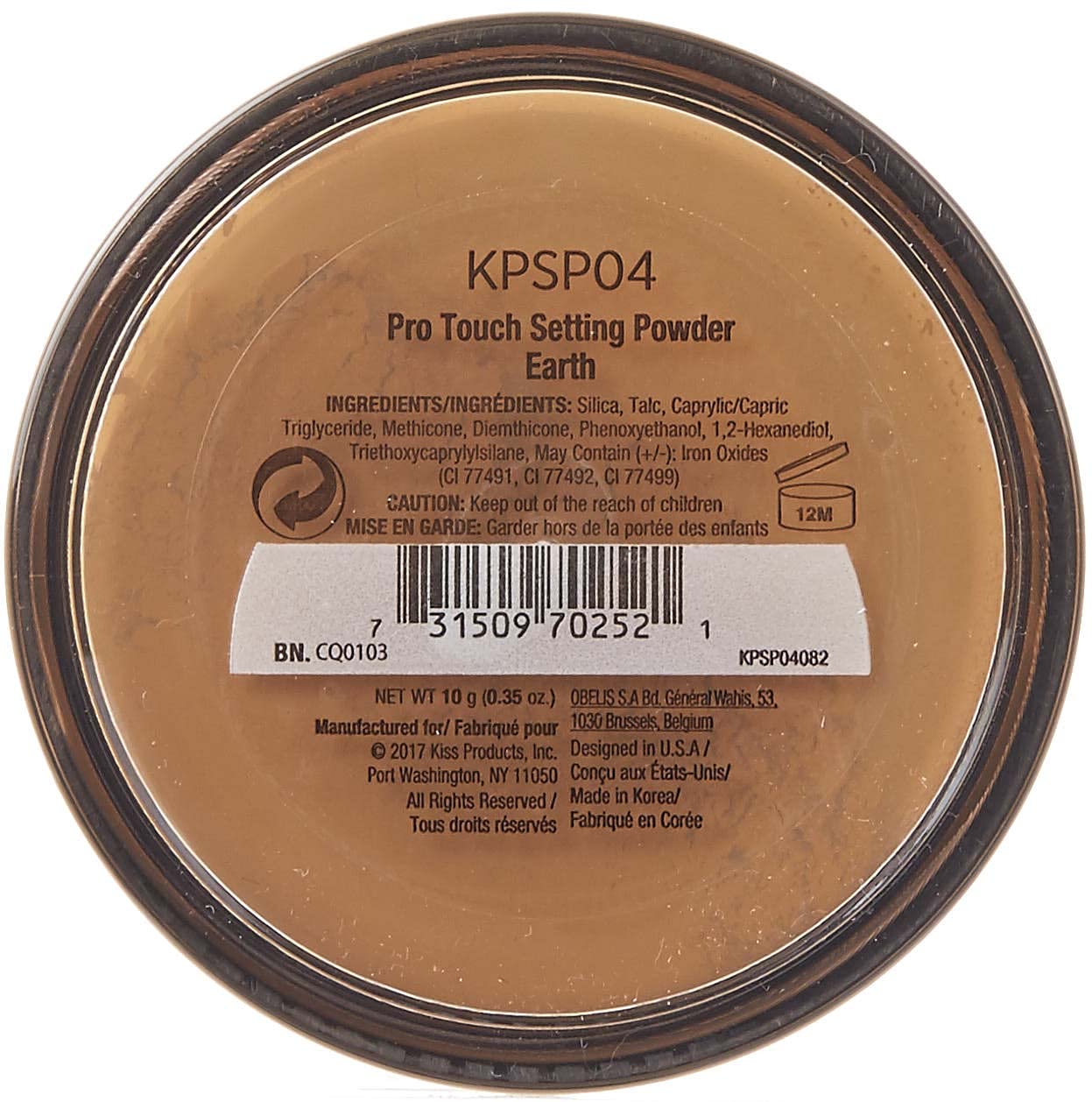 Pro Touch Loose Setting Powder - Lightweight, Long-Lasting Face Makeup for Medium & Tan Skin Tones | Oil Control & Shine-Free Finish | Perfect for Daily Wear & Special Occasions (Earth)