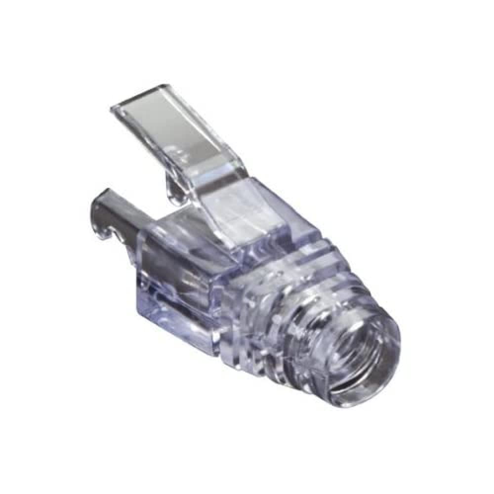 EZ-RJ45 CAT6 Strain-Relief Boots 25-Pack Clear for Network Cables